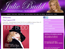 Tablet Screenshot of juliebudd.com